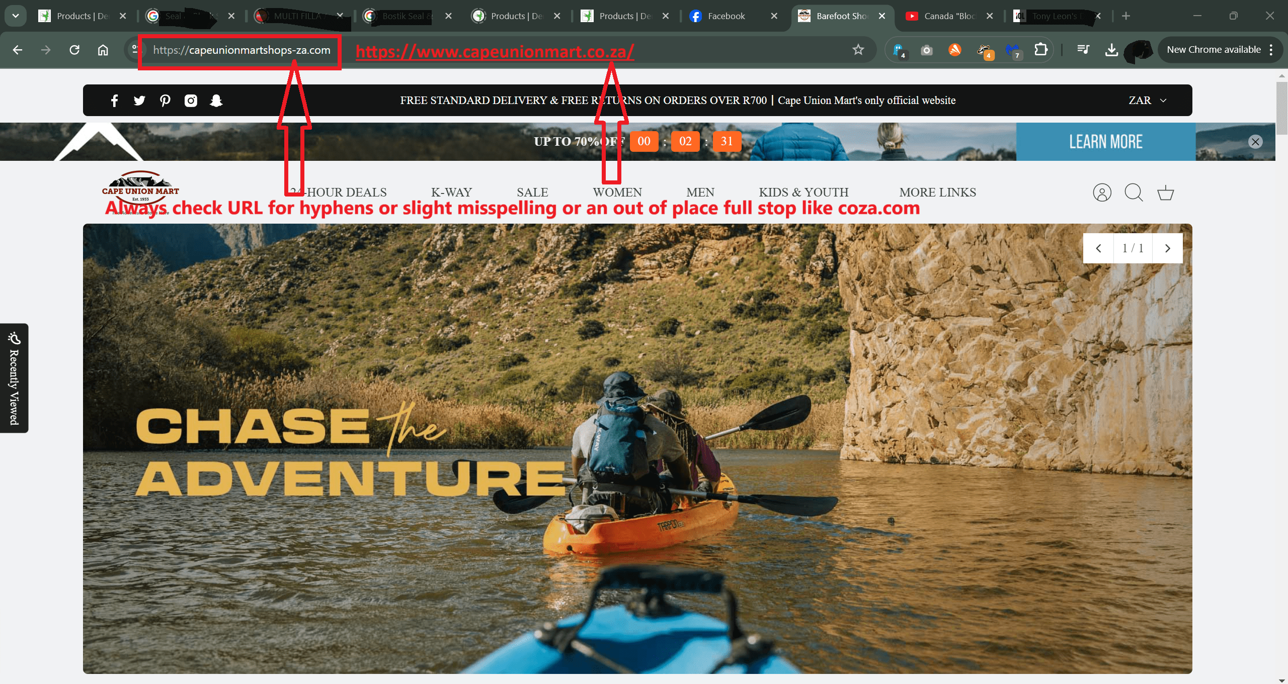 What is a safe URL or phishing URL? - Search Engine Optimisation ...